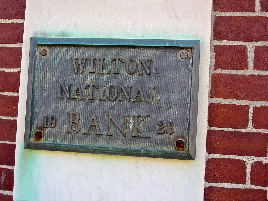 Wilton National Bank, Wilton, NH Plaque on the side of the… Flickr
