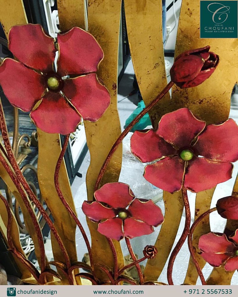 Wrought iron flower decoration 🌺🌺🌺🌺 ——————————————————… Flickr