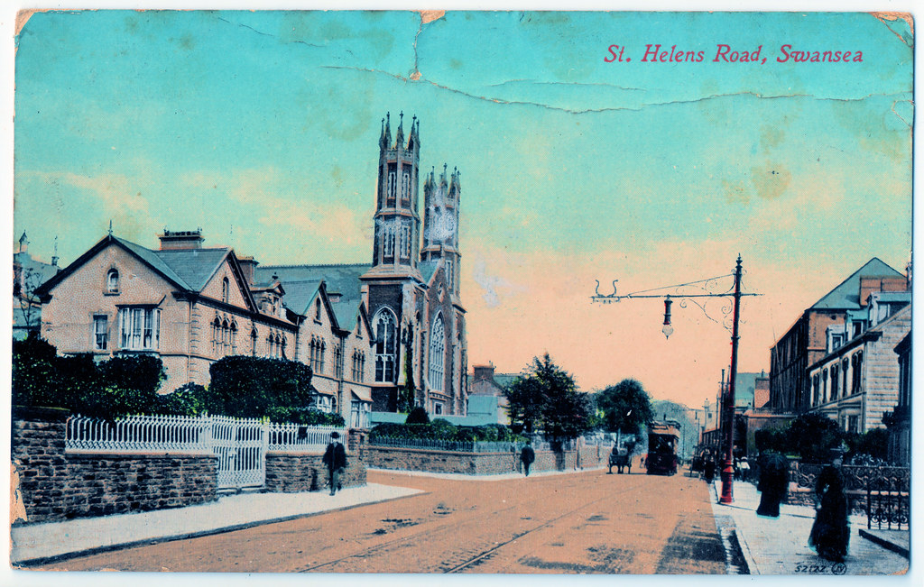 Swansea St. Helens Road The Postcard A Valentine's Serie… Flickr