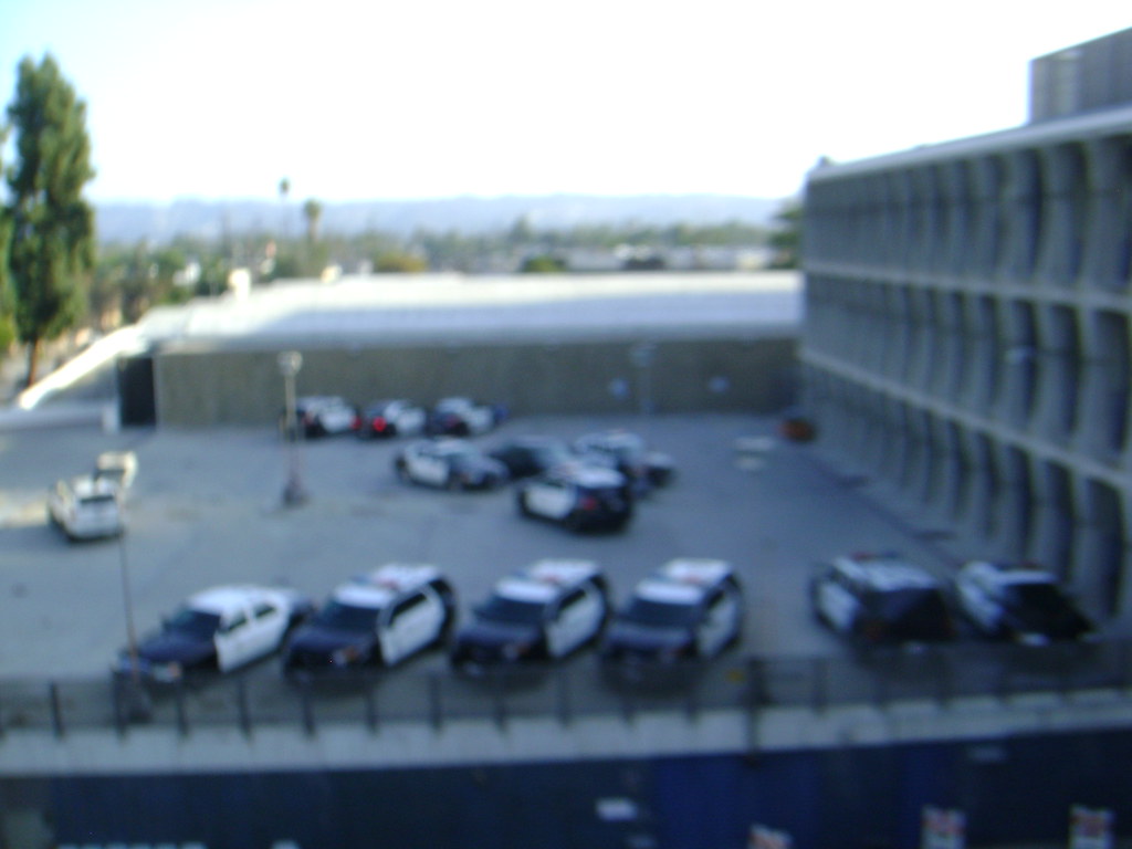 LAPD Van Nuys Station Police Car On Top Motor Pool Deck Flickr
