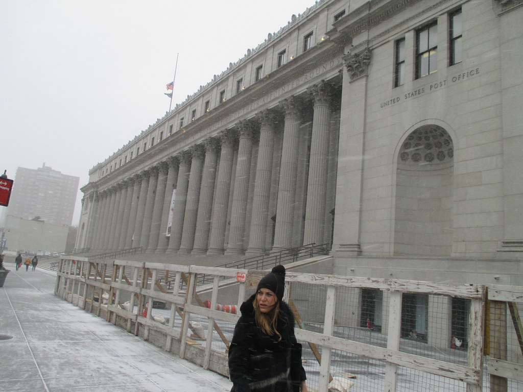 The James A Farley Post Office Snowy Day 8790 The James A … Flickr