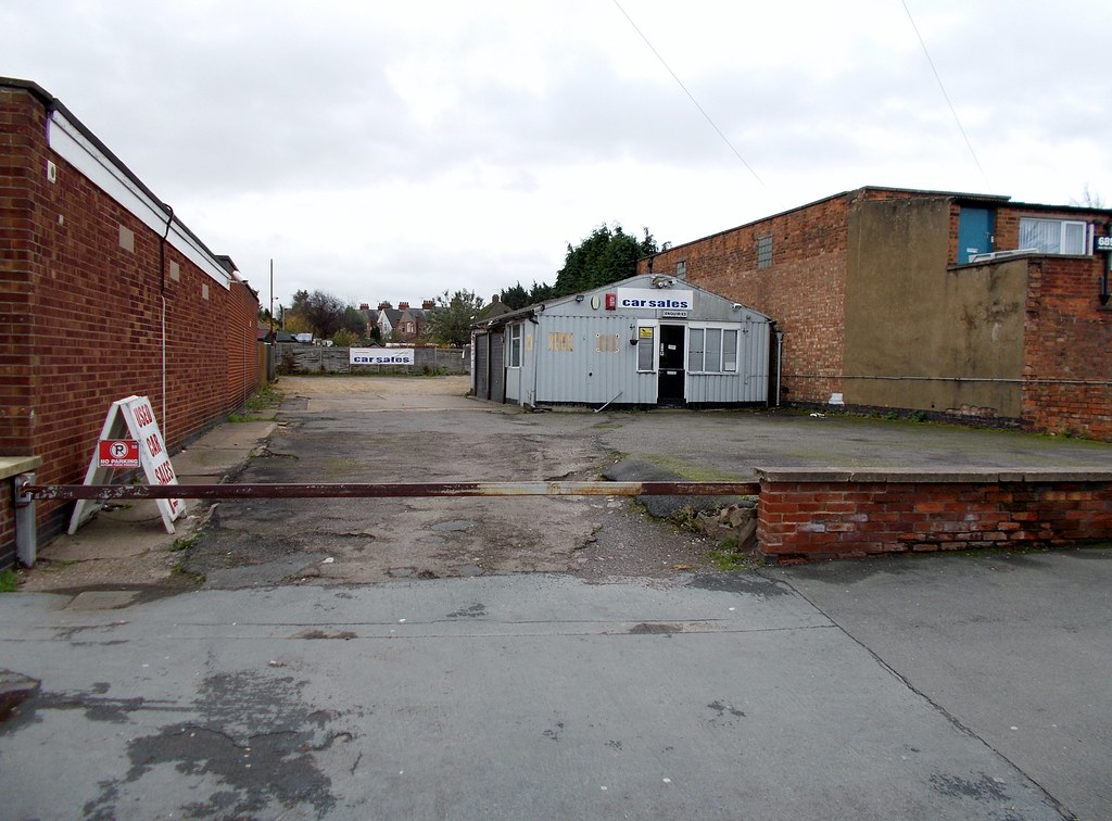 FORMER HUDSON STEWARD CAR SALES GARAGE MELTON ROAD THURMASTON