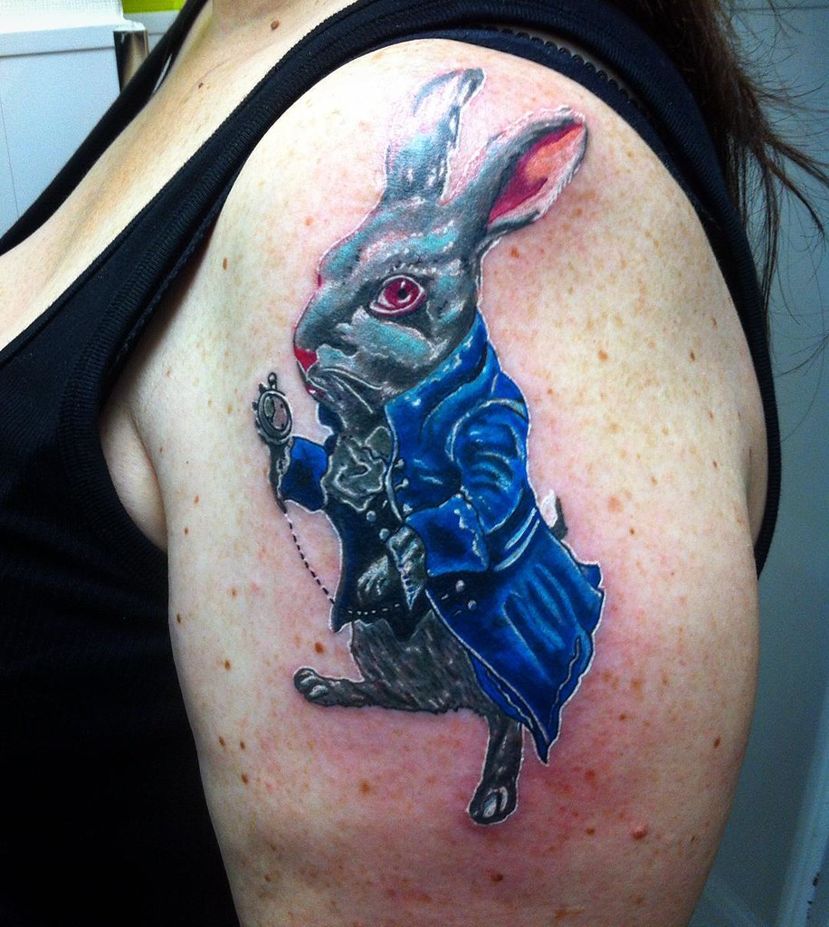 4 Hours For This Cover Up, Alice In Wonderland Rabbit. Had… | Flickr 1024_x_916_jpg