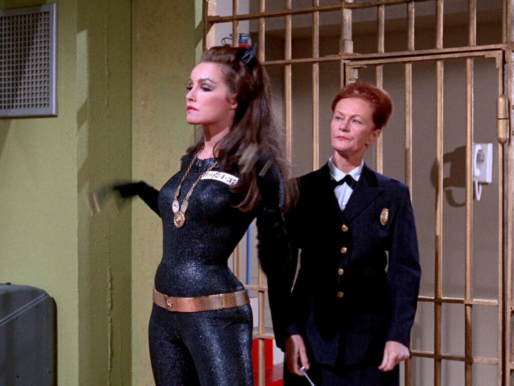 Julie Newmar as Catwoman in "Catwoman Goes to College" 03 a photo on
