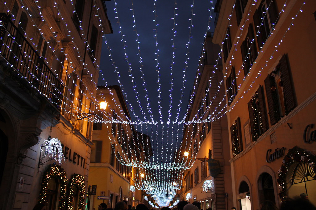 Christmas lights, Rome sanda bocan Flickr