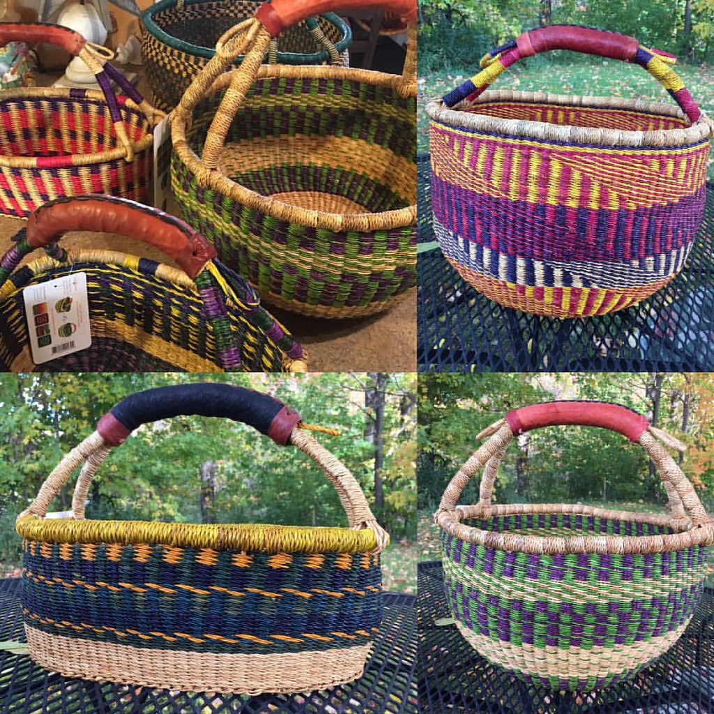 African market baskets are here! By purchasing a basket yo… Flickr
