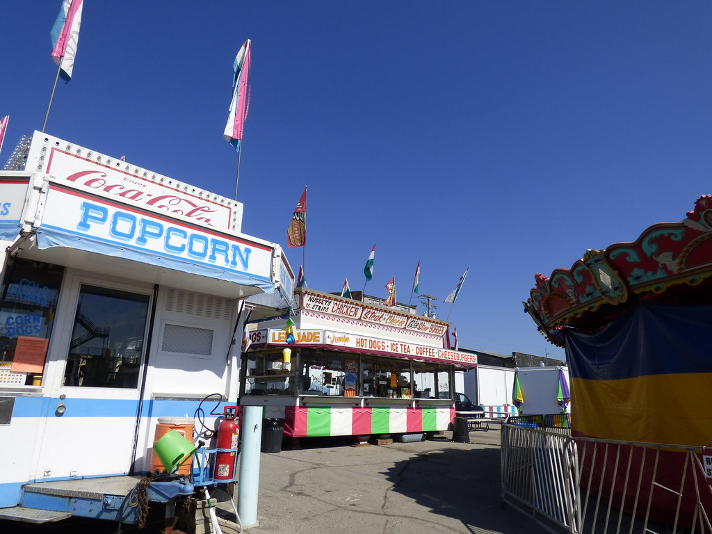 Unamused Deserted amusement park in New Albany, Indiana. JT