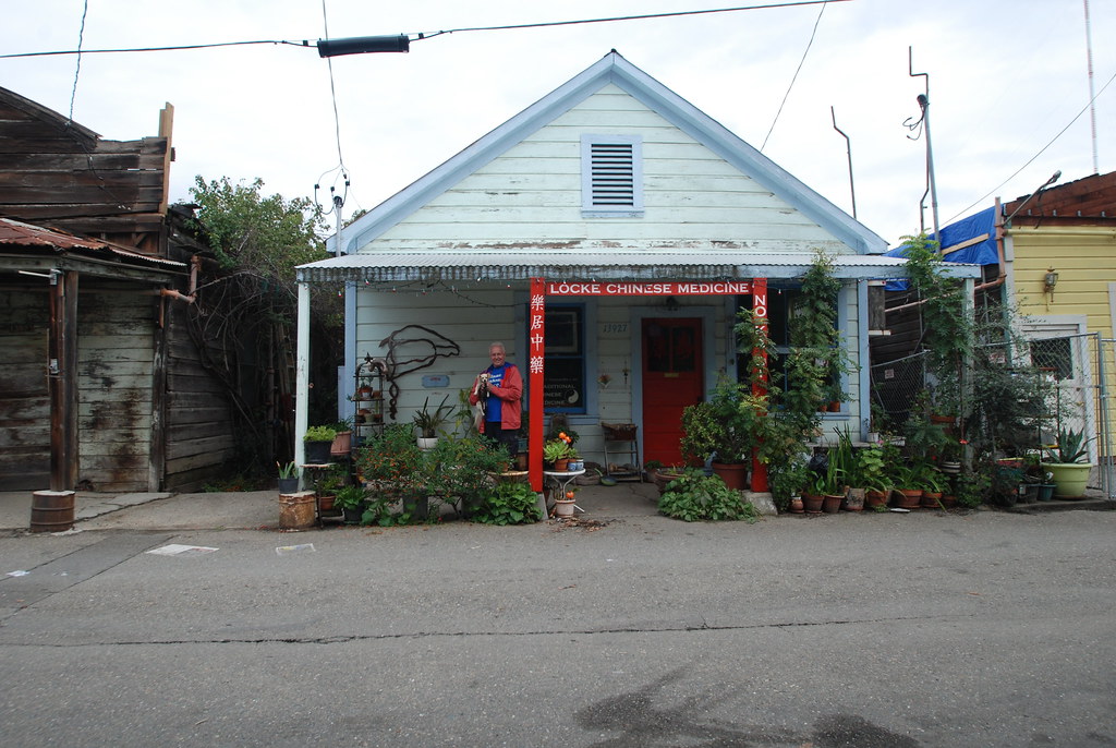 Michael Locke with Maggie, Locke. California, October 31, 2016 a