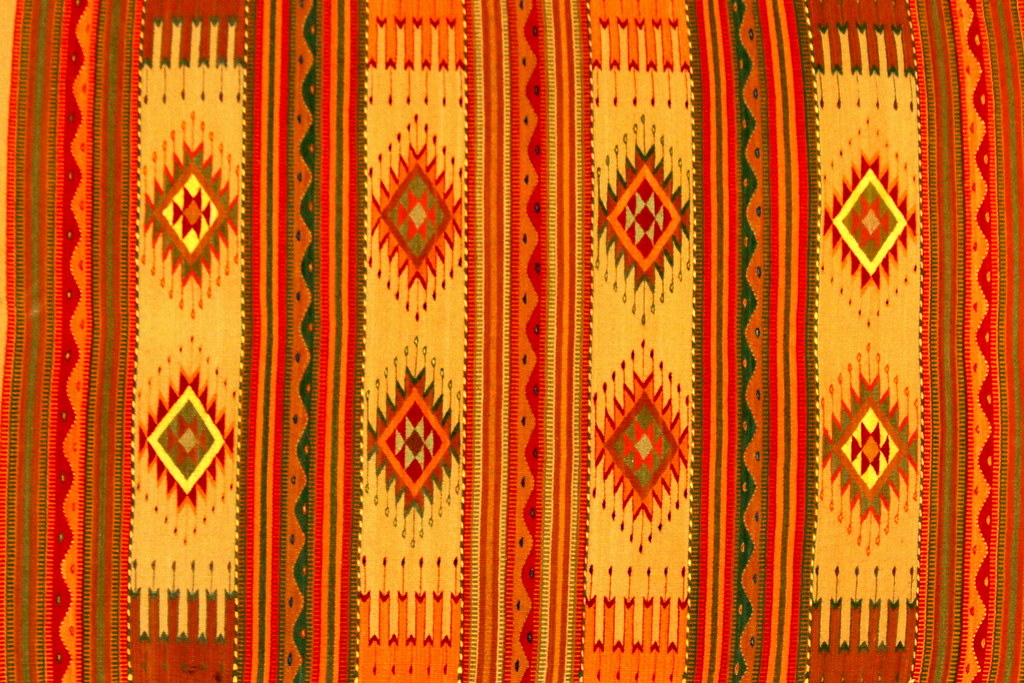 Zapotec rug Handcrafted Mexican Rug www.mexicanfolkartg… Flickr
