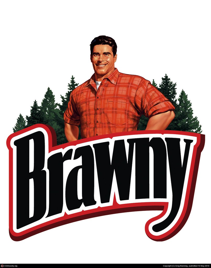 Brawny logo Brawny mascot PatinaLatina Flickr