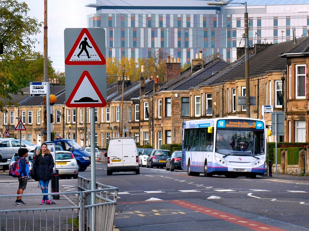 First Bus SN13 ECV in Langlands Road, Glasgow 2016 Flickr