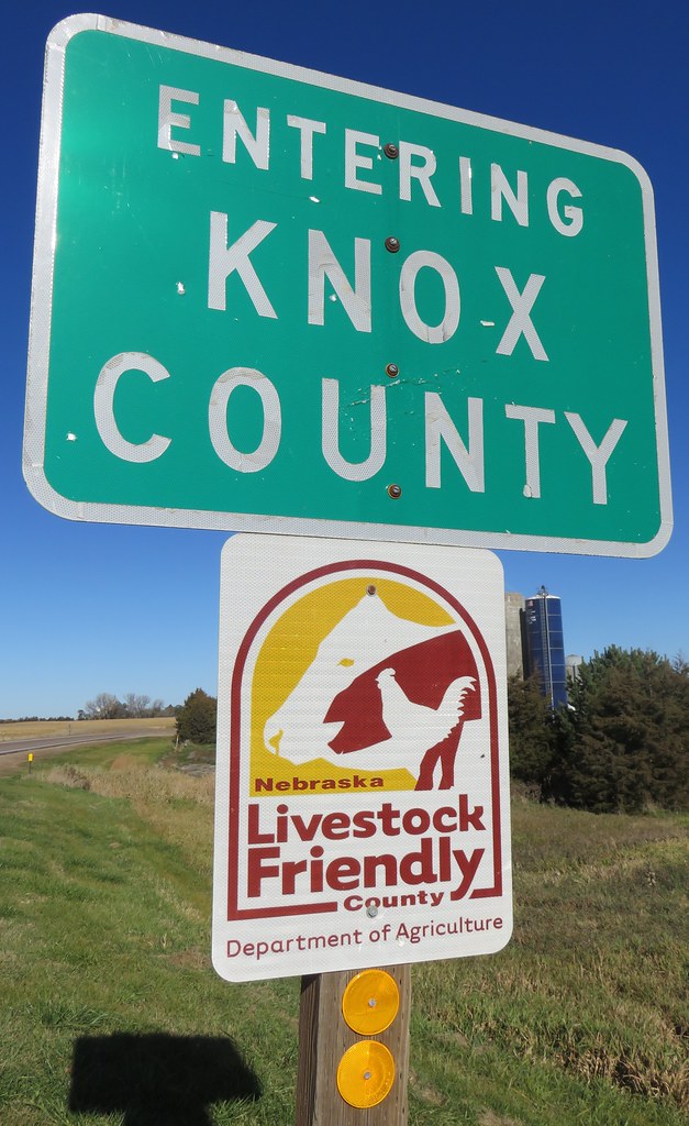 Entering Knox County Sign (Knox County, Nebraska) As seen … Flickr