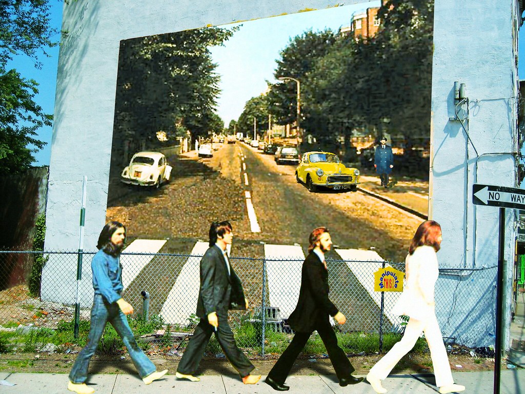 wall abbey road mural for Susan NYC and the manipulate t… Flickr