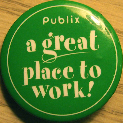 Publix Pin A pin I used to wear on my apron because they g… Flickr