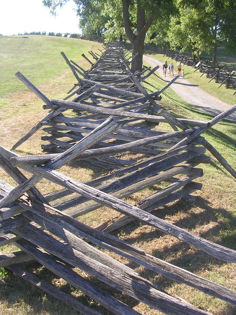 Sunken Road Fence 2 The Sunken Road (aka the Bloody Lane"… Flickr