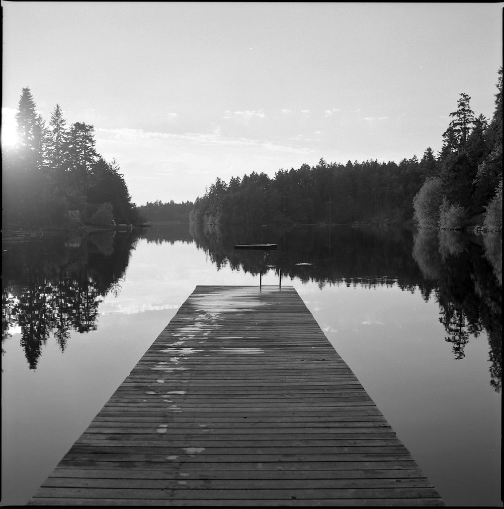 Magic Lake II Pender Island, BC Hasselblad 500CM Kodak Tri… Flickr