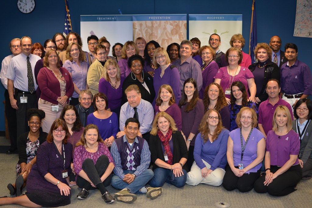 NYS OASAS Staff “Shines the Light on Domestic Violence” Flickr