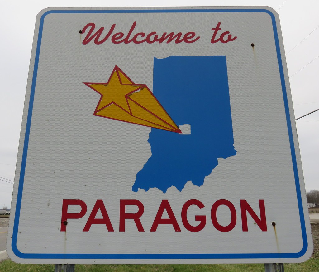 to Paragon Sign (Paragon, Indiana) Paragon is loca… Flickr