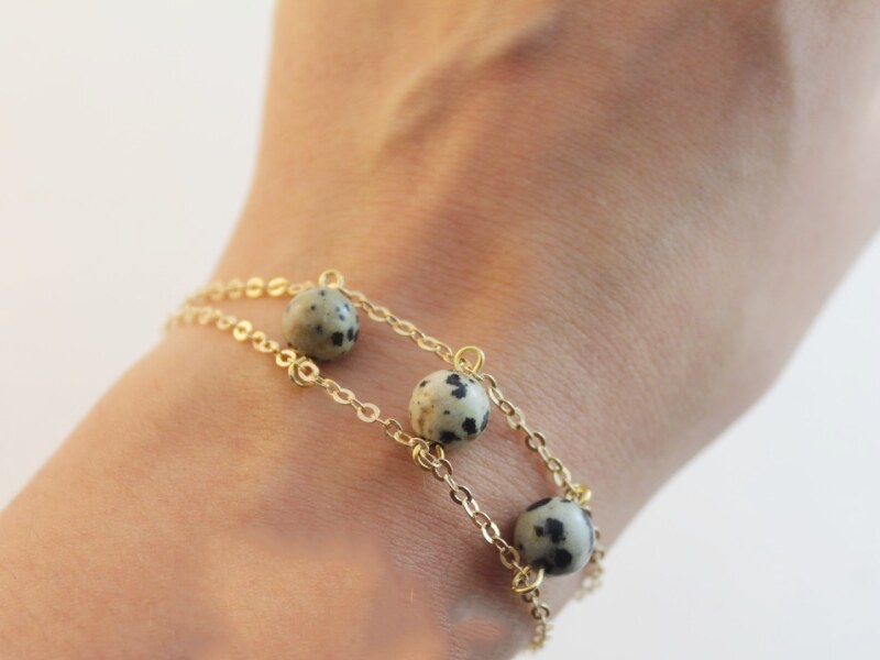 How to make a chain ladder bracelet