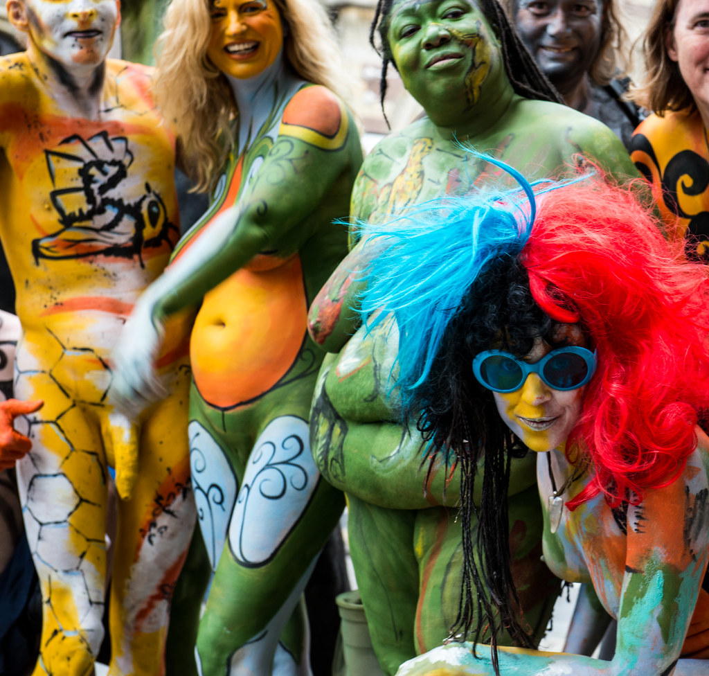 Collection 99+ Pictures Nyc Body Painting Day In Union Square Sharp
