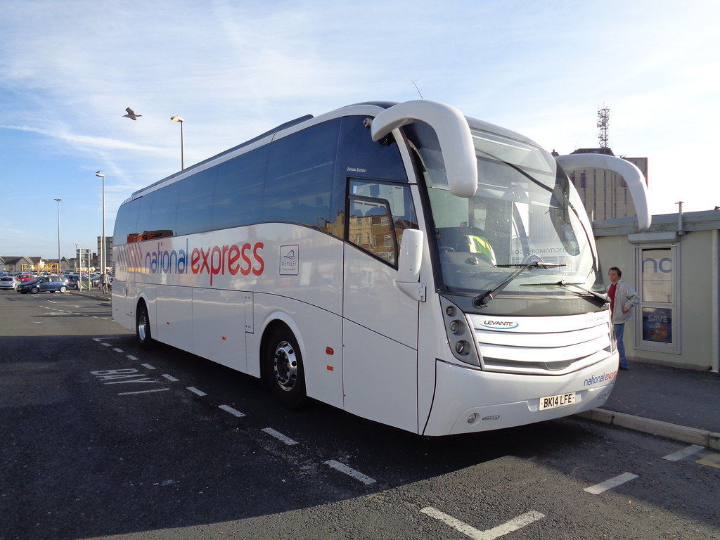 BK14LFE National Express at Blackpool (1) Volvo B9R Caetan… Flickr