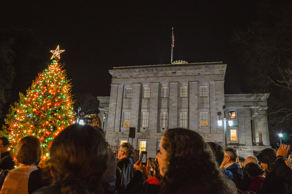 North Carolina State Christmas Tree Lighting The North Car… Flickr