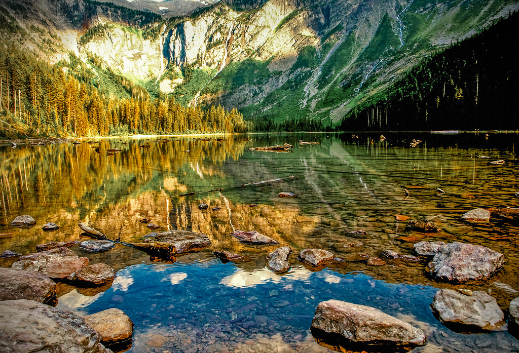 Avalanche Lake Glacier National Park Olympus digital cam… Flickr