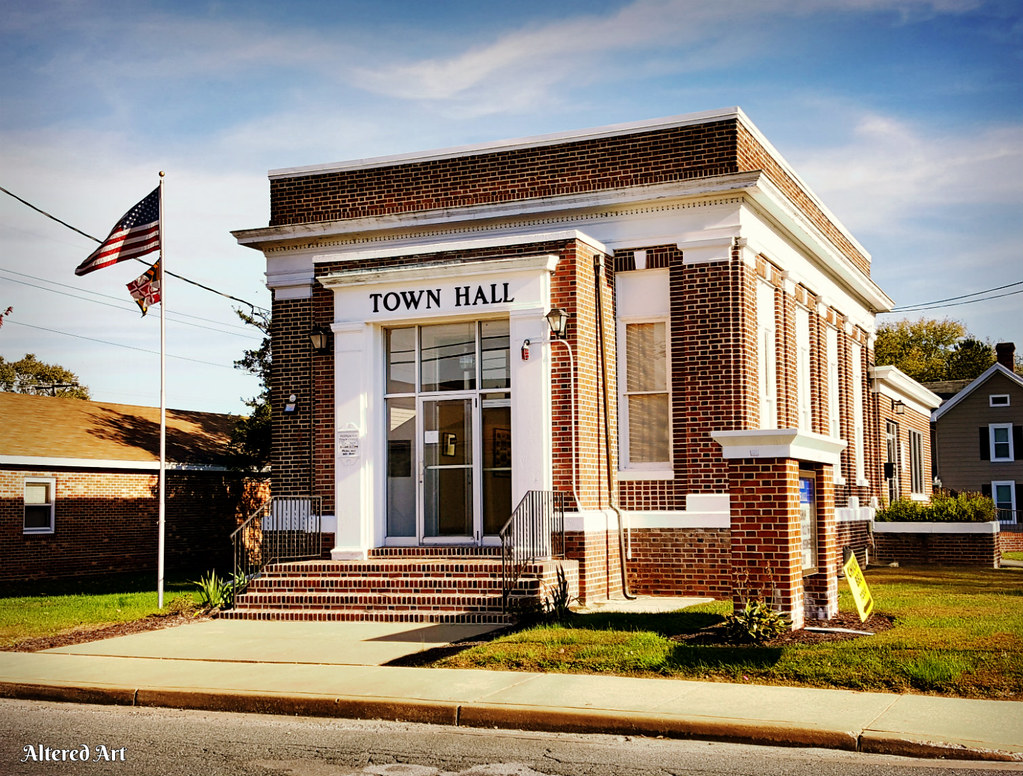 town hall building in hebron, md The town of Hebron is loc… Flickr