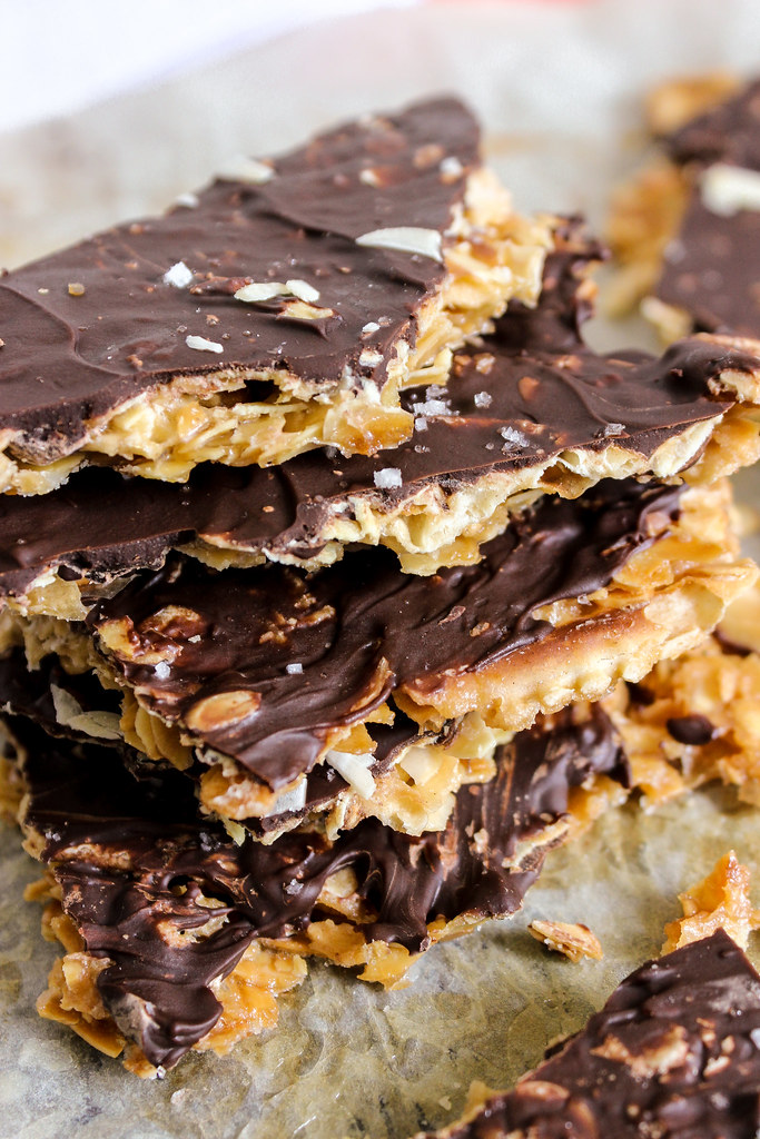 Almond Matzo Toffee Sandra Flickr