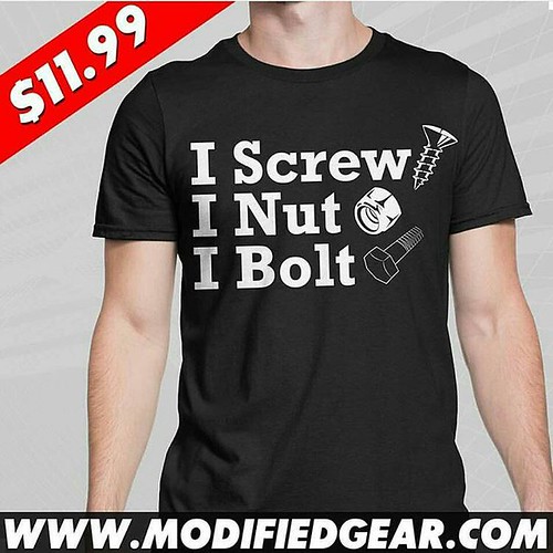 Regrann from classiccarsworld "Screw Nut Bolt" Tshirt… Flickr