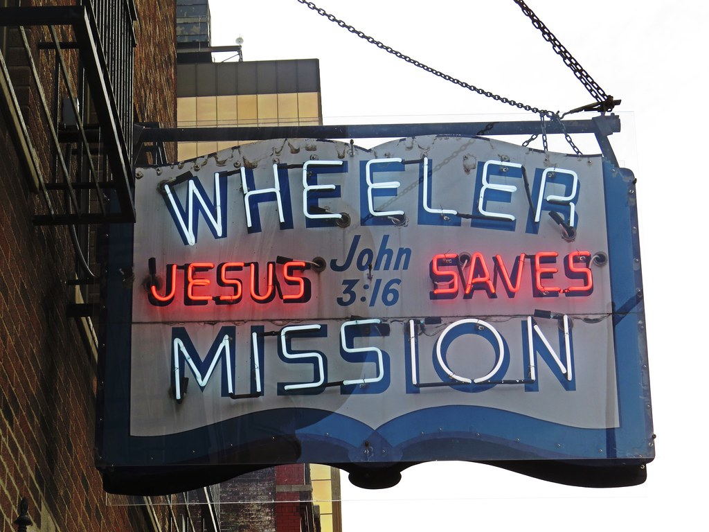 WHEELER MISSION working for the homeless in Indy. Of cours… Flickr