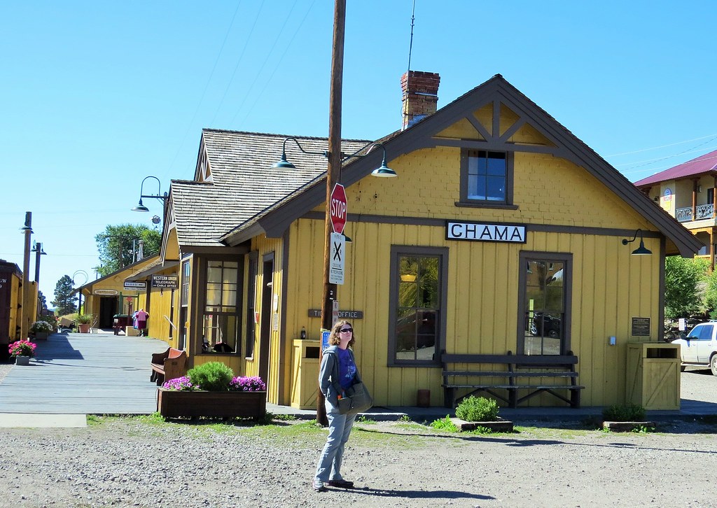 At the Chama Station a photo on Flickriver