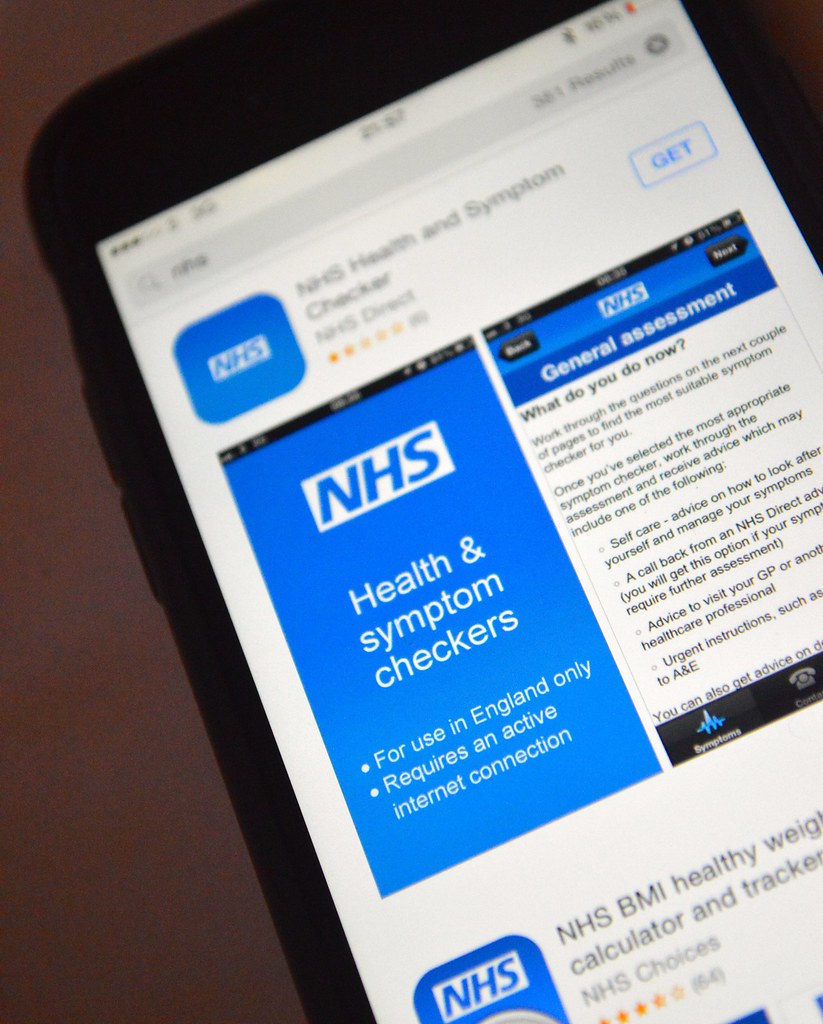 NHS symptom checker on Apple App Store on iPhone 6 Flickr