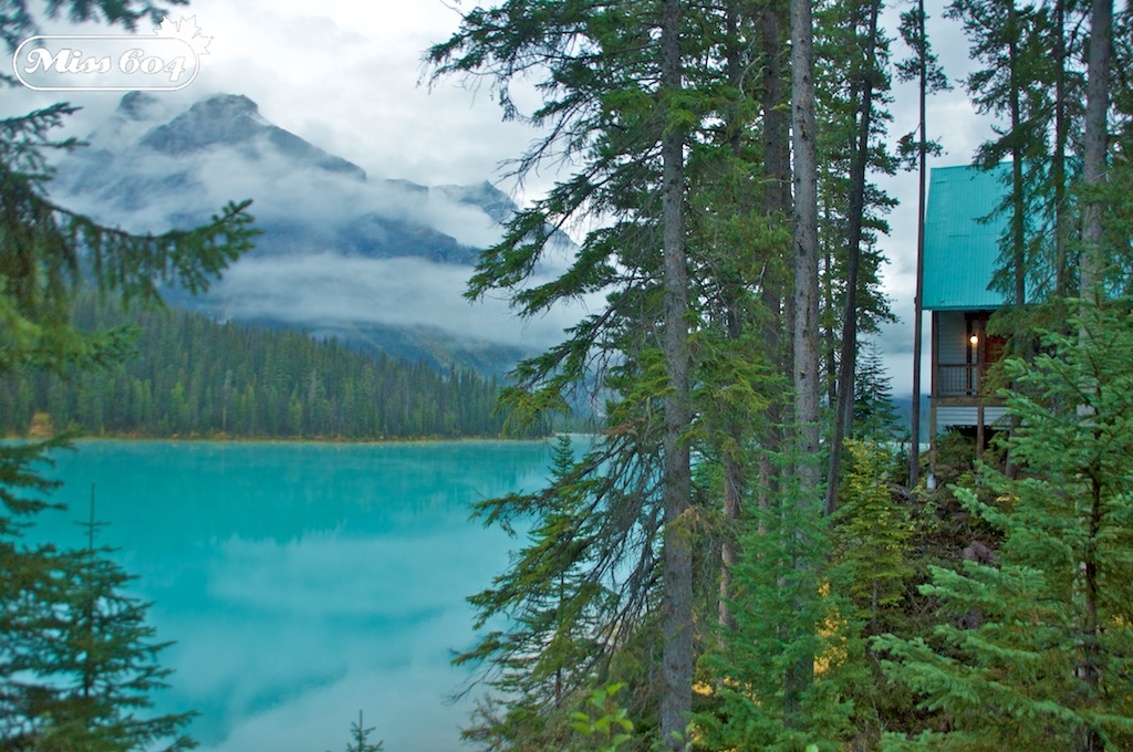 Emerald Lake Lodge Field, BC in the Rocky Mountains Rebecca