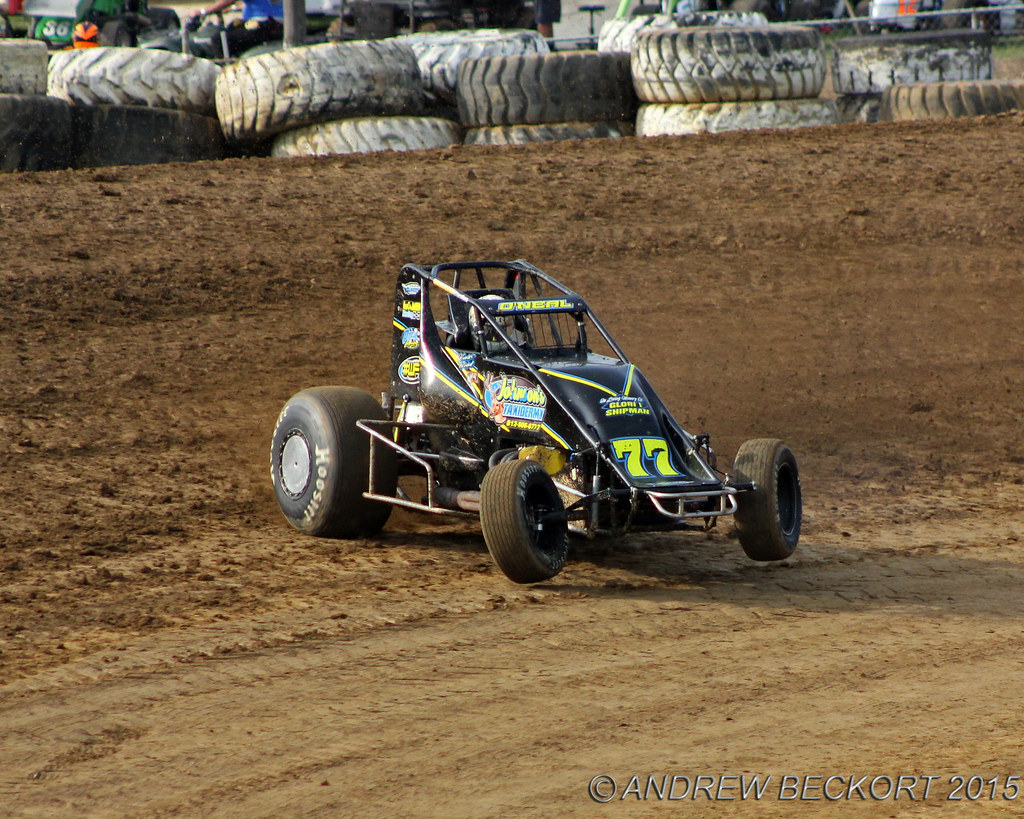 Hunter O'Neal 77 Sprint Car at Brownstown, Indiana Flickr