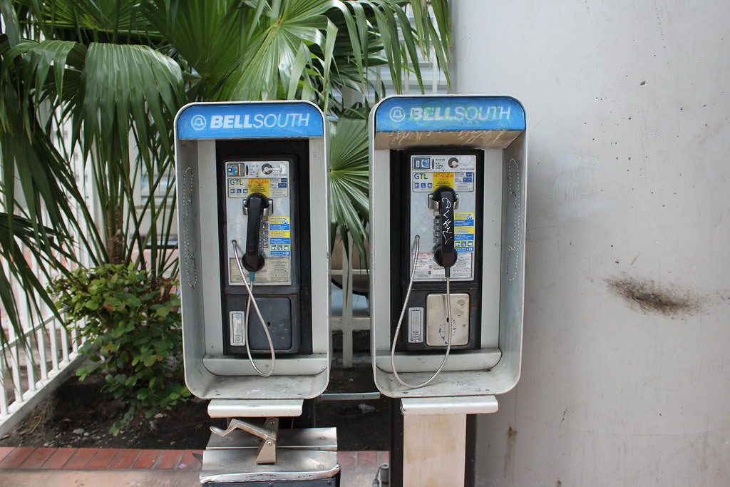 Bell South Pay Phone Downtown Miami Bell South decided to … Flickr