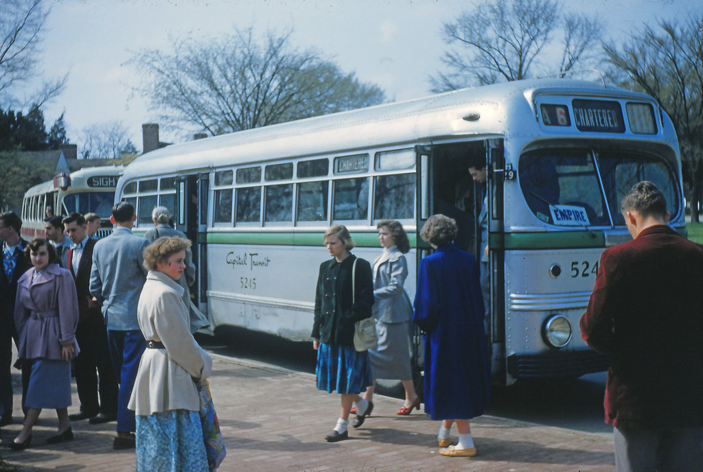 Capital Transit chartered bus at Mount Vernon A chartered … Flickr