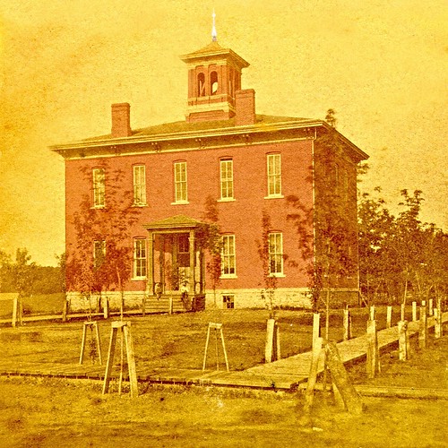 School.Bldgs.1869.colored Nashua Iowa History Flickr