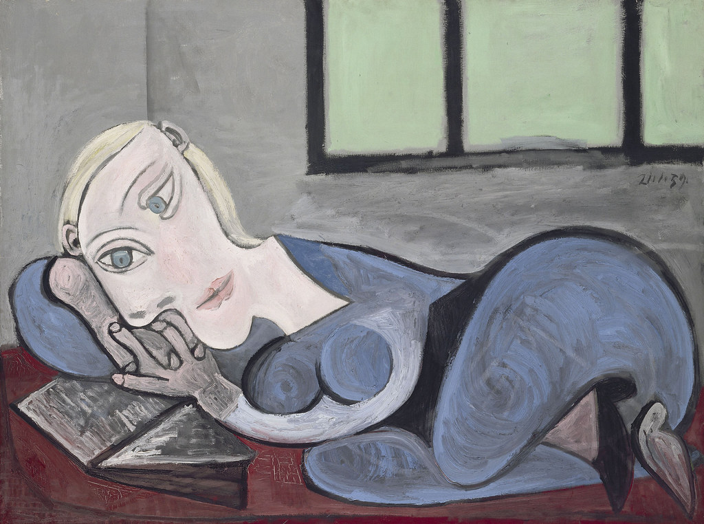 Pablo Picasso Reclining Woman Reading [1960] [Musée Nati… Flickr