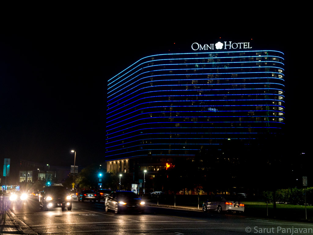 Omni Hotel Blue Night scene of the Omni Hotel in downtown … Flickr