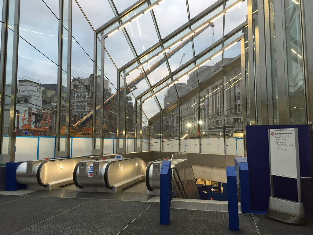 Tottenham Court Road Exit 4, opened 2nd December 2015, lea… Flickr