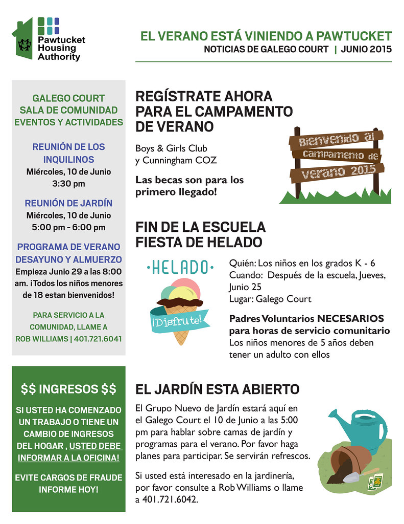 Newsletter Pawtucket Housing Authority Volunteer Work Re… Flickr