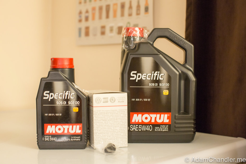 Golf R Oil Change, Motul AdamChandler86 Flickr