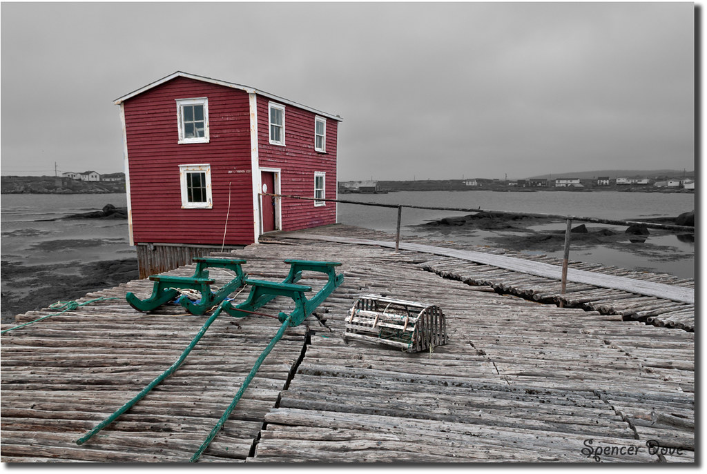 Red/Green Tilting, Fogo Island, Newfoundland. Spencer Dove Flickr
