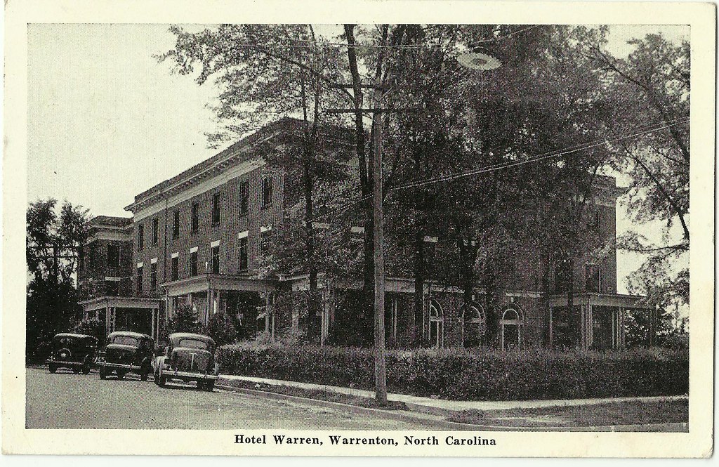 Hotel, Warrenton, NC From PhC.184 Massengill Postcard Coll… Flickr