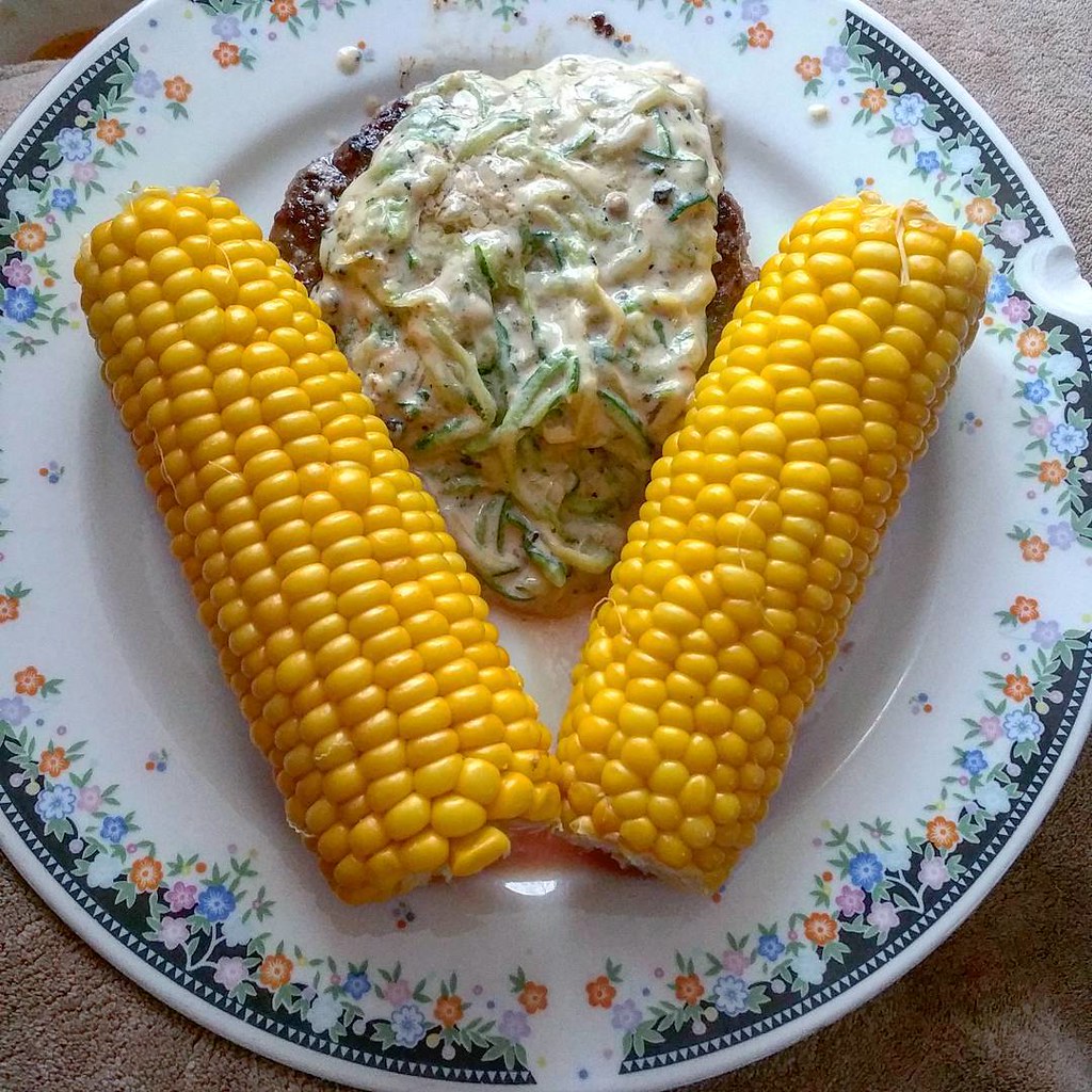 Low fat burger... covered in peppercorn sauce with shredde… Flickr