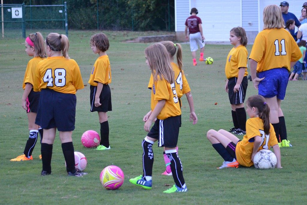 Ellen's (36) First Soccer Game Mebane Youth Soccer BRAD BUTNER