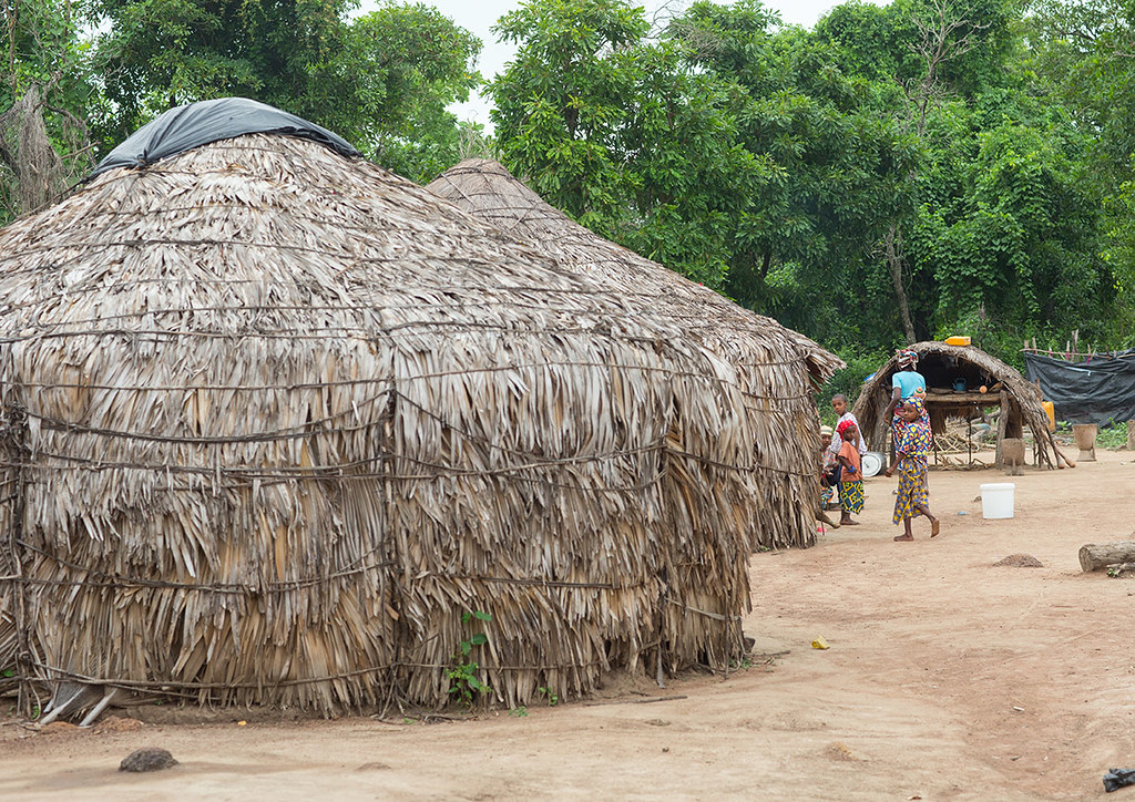Benin, West Africa, Savalou, traditional peul houses made … Flickr