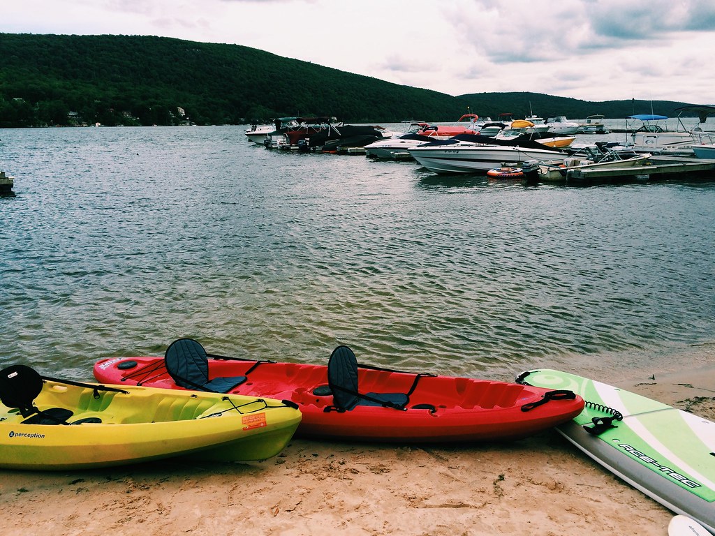Kayaking in Greenwood Lake, NY Processed with VSCOcam with… Flickr