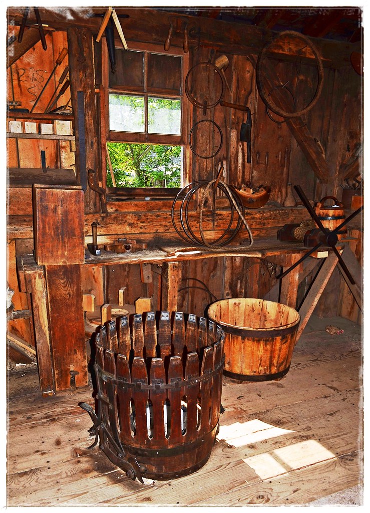 276 copy Inside the Cooper Shop. Ross Farm N.S. Canada. Ap… Flickr